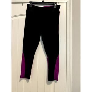 Black and Purple Leggings Vogo by Athletica Size large